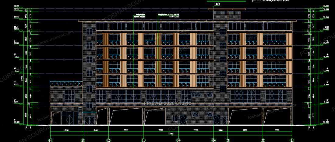 Elevation 1 (CAD)