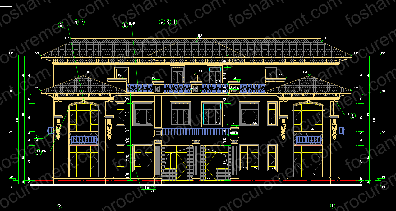 Front Elevation (CAD)