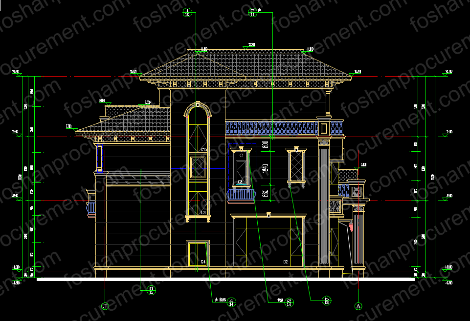 Side Elevation (CAD)
